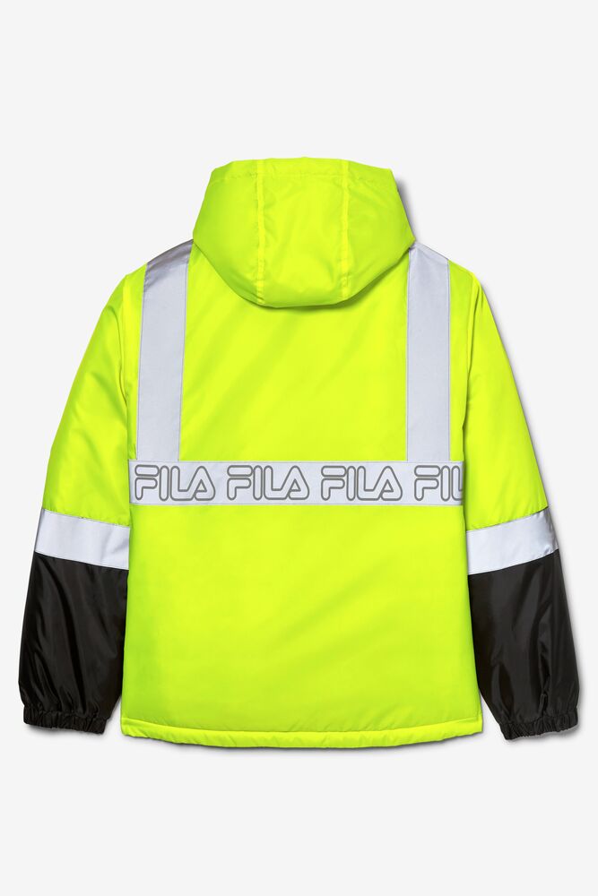 Fila High Visibility Field Hooded Jacket Amarillo | QAMC10689