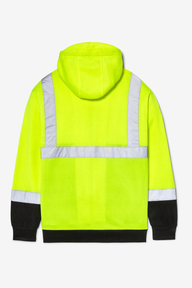 Fila High Visibility Long Sleeve Work Hoodie Amarillo | CNKP82341