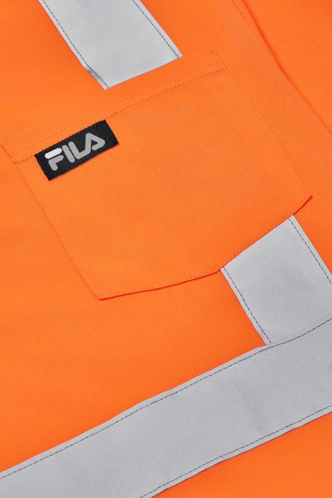 Fila High Visibility Long Sleeve Work Shirt Naranjas | NCVQ72846