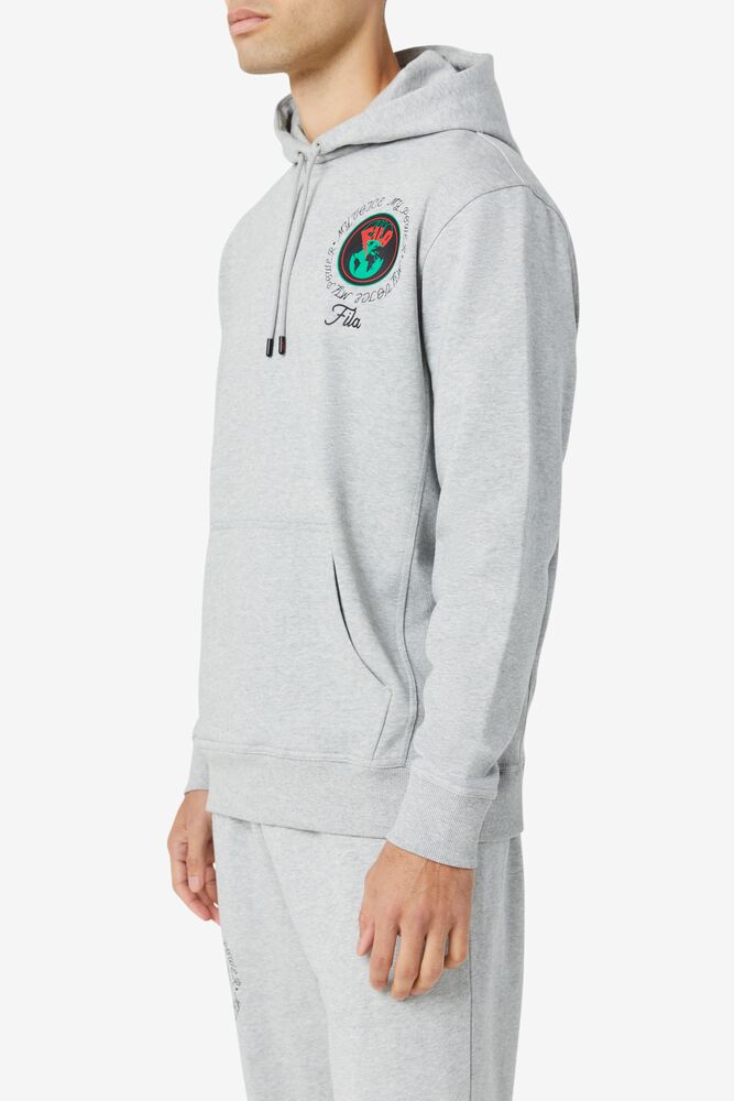 Fila Hunt Hoodie Gris | SFLV75281