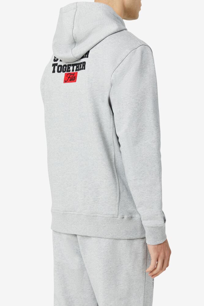 Fila Hunt Hoodie Gris | SFLV75281