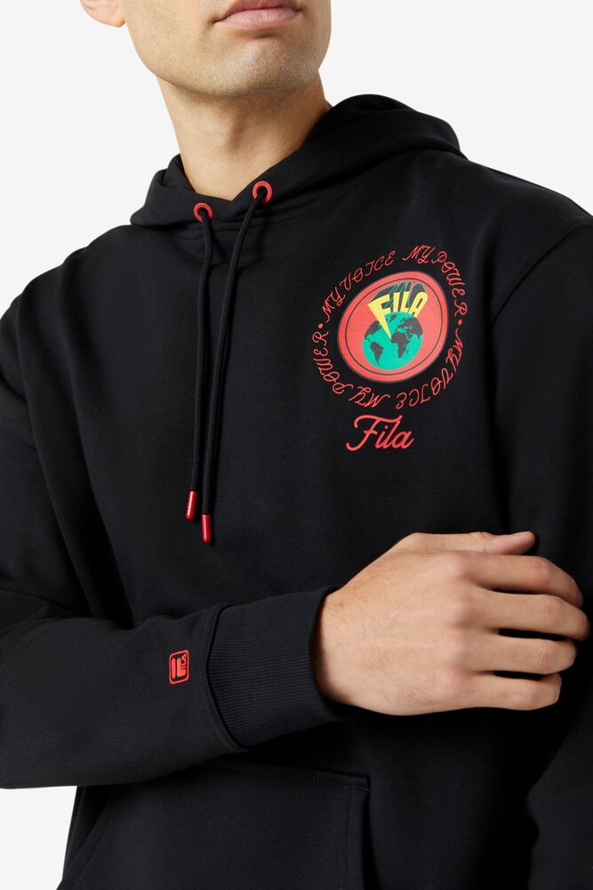 Fila Hunt Hoodie Negras | RLQY93426