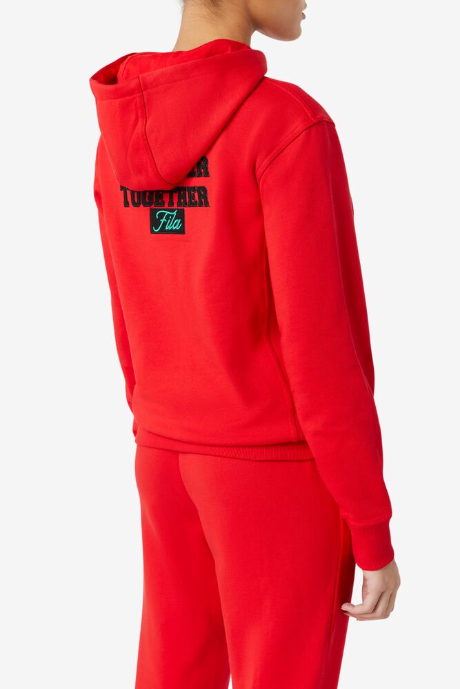 Fila Hunt Hoodie Rojas | IEOY08915