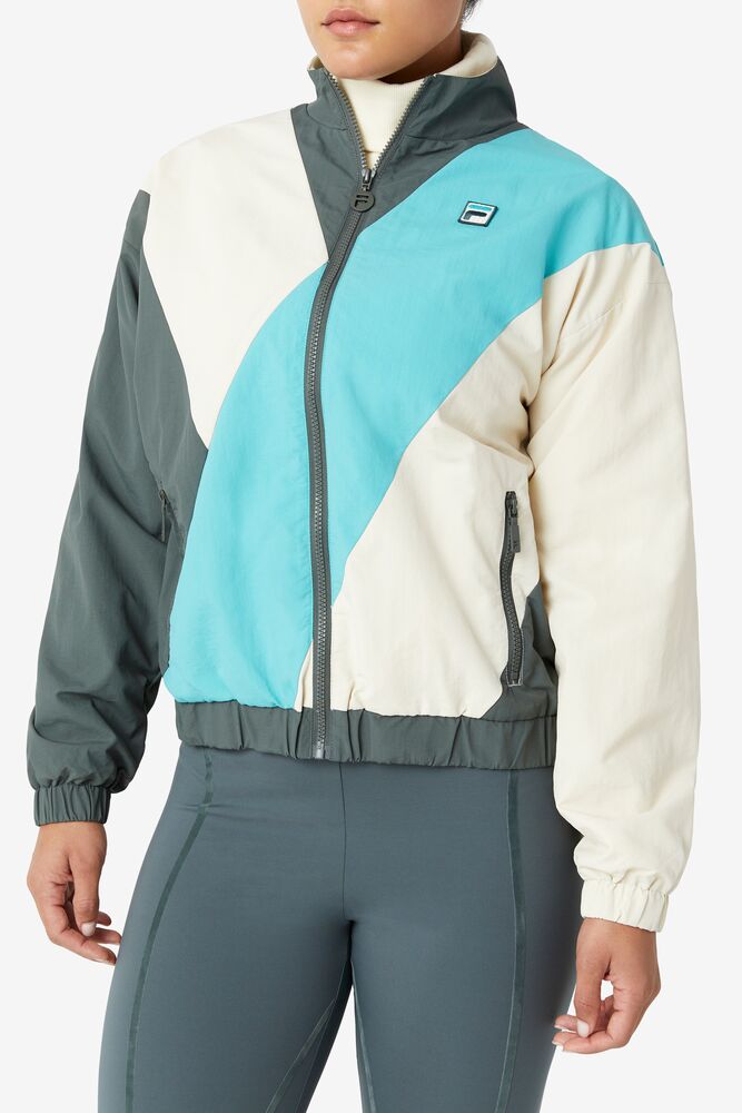 Fila Ishani Windbreaker Azules | BWMI61738