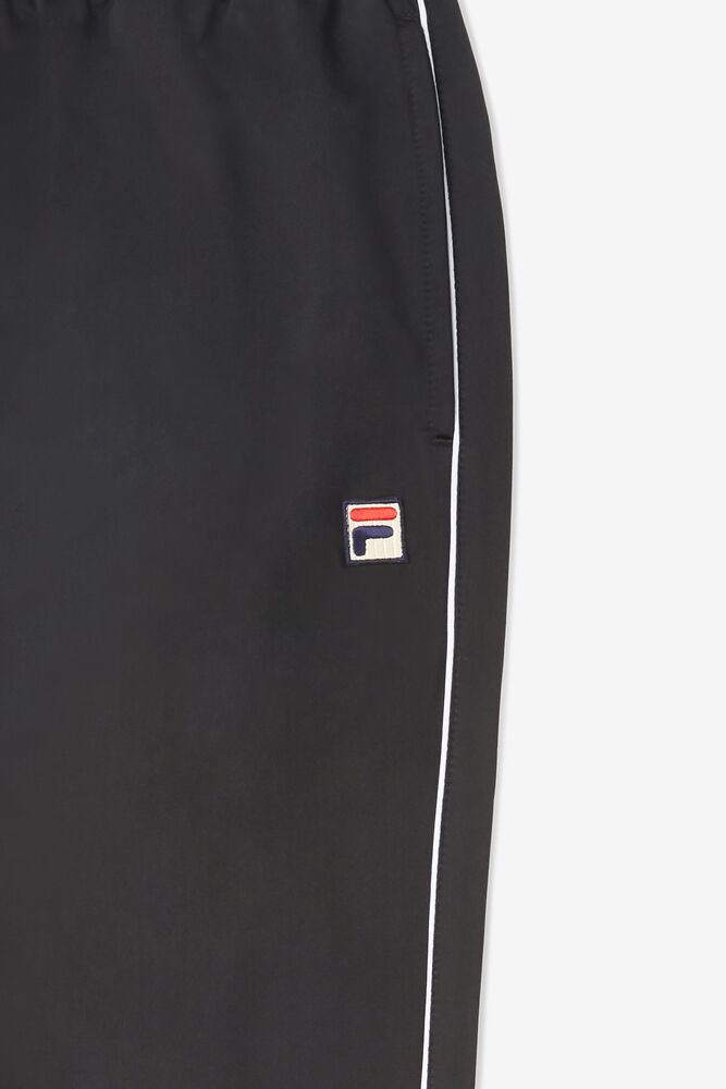 Fila Italia Track Pant Negras Blancas | YVSZ39410