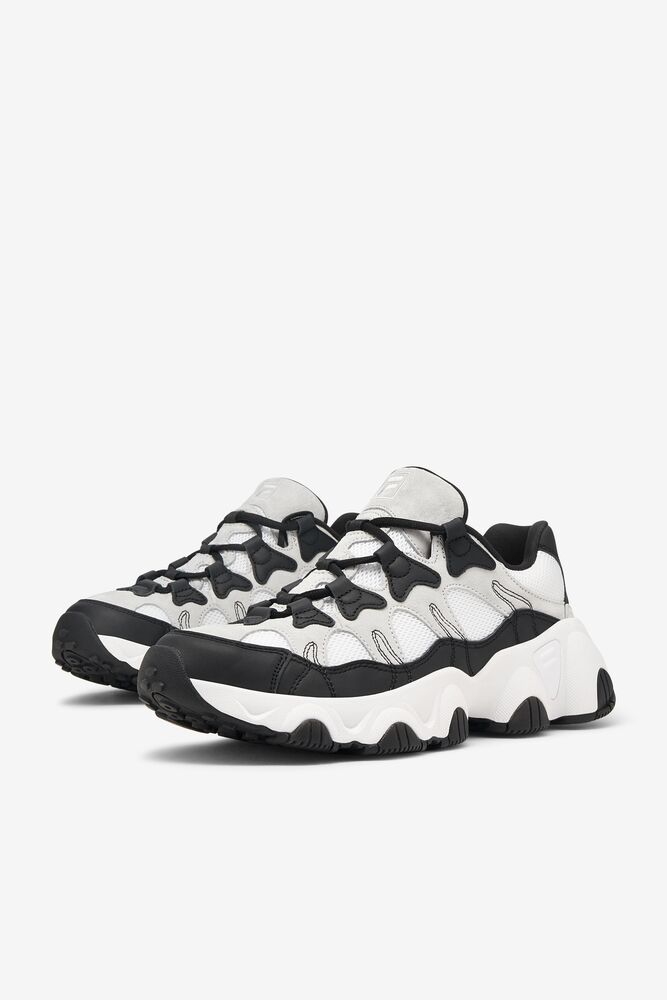 Fila Jagger Tennis Shoes Wht/Blk/Wht | VYOS08356