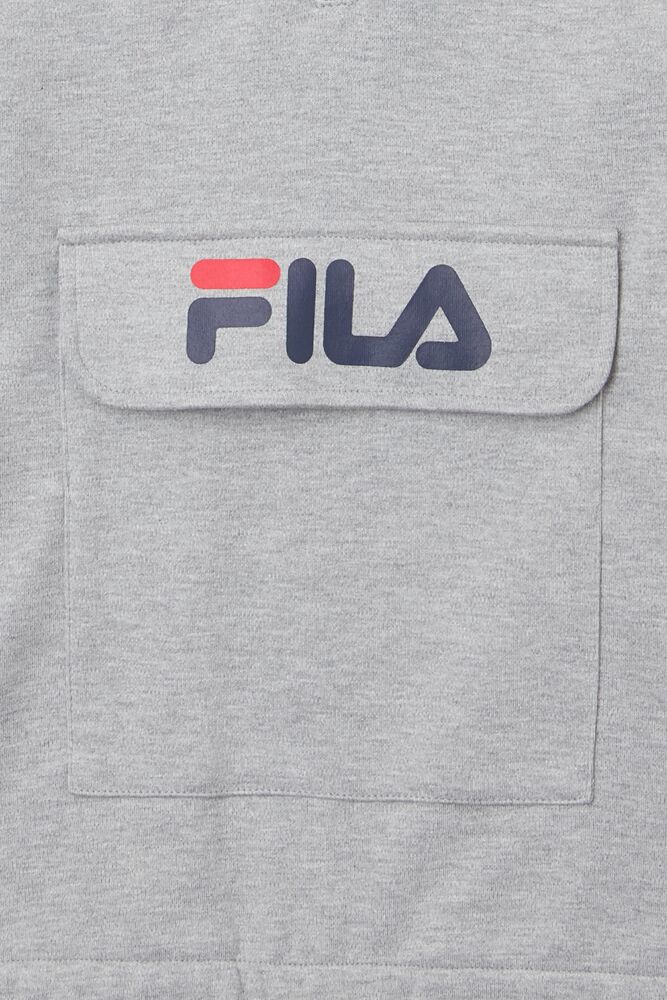 Fila James Hoodie Gris | LFJH20861