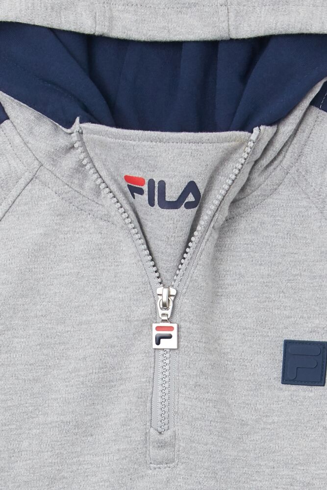 Fila James Hoodie Gris | LFJH20861