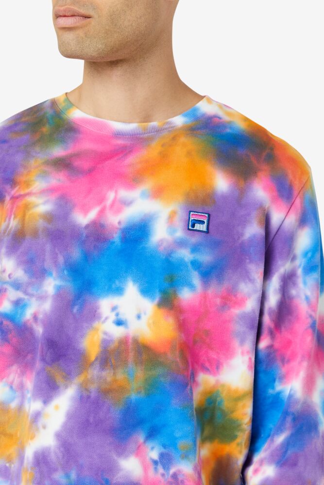 Fila Jamie Tie Dye Crewneck Sweater 486 Tie Dye | MEPW18235