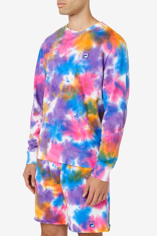 Fila Jamie Tie Dye Crewneck Sweater 486 Tie Dye | MEPW18235