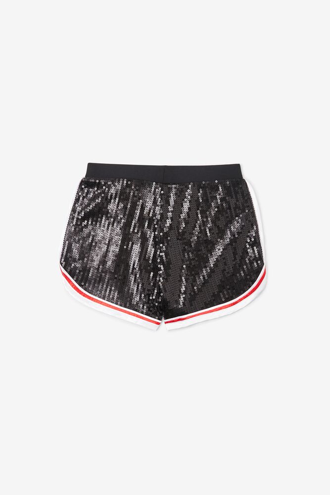 Fila Kachina Short Negras Blancas Rojas | AWQI23541