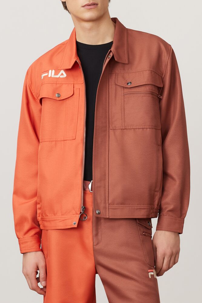 Fila Kalyke Jacket Maho/Chili/Cemt | ZIAX62458