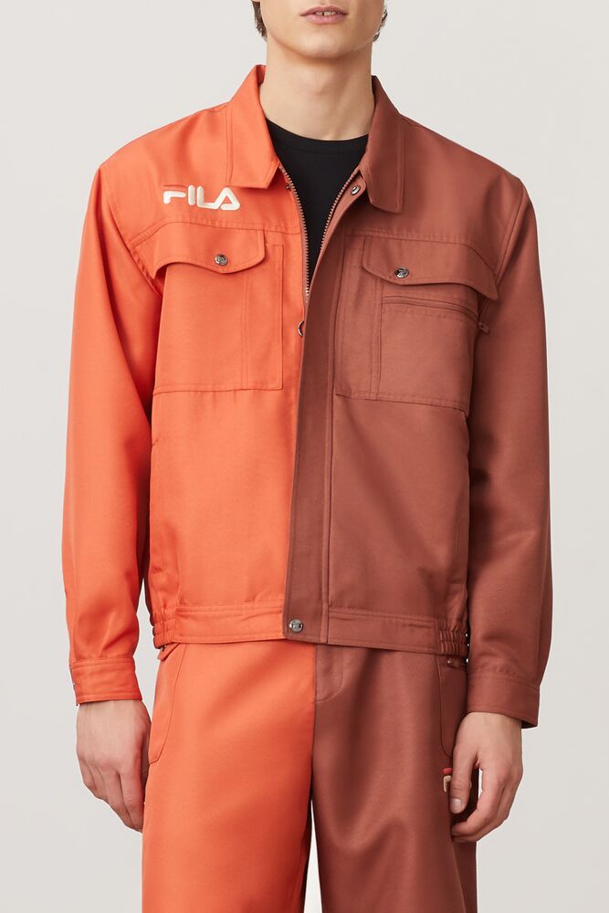 Fila Kalyke Jacket Maho/Chili/Cemt | ZIAX62458