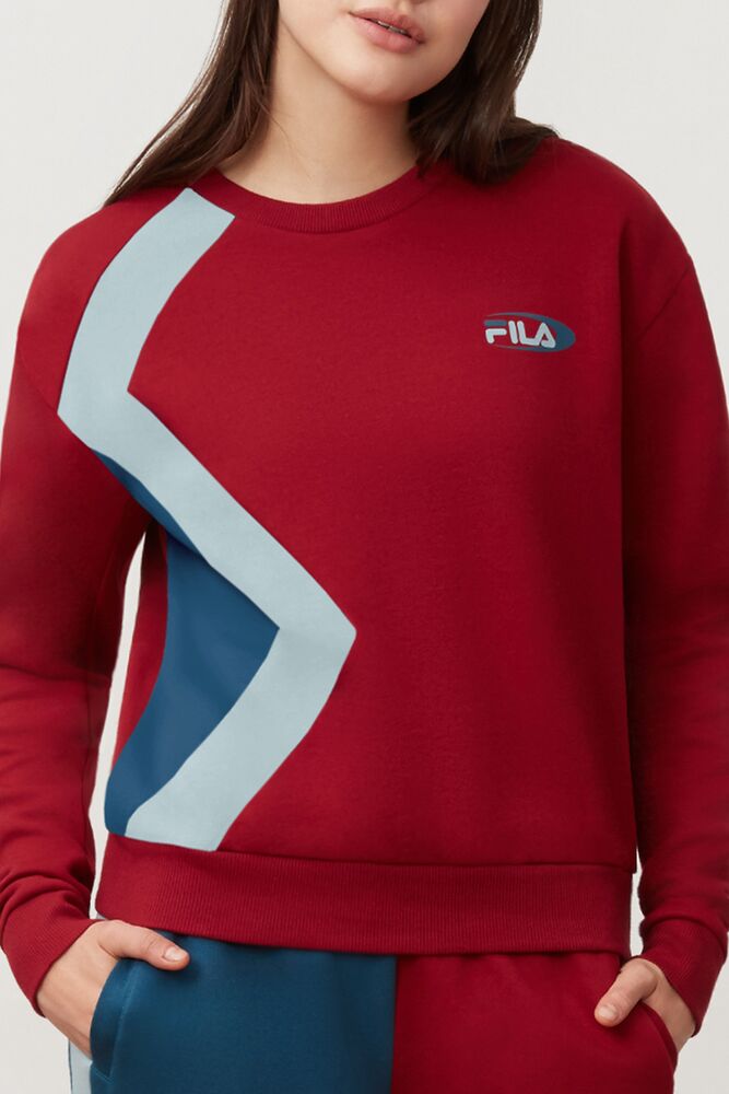 Fila Kazuno Sweatshirt Bred/Tour/Ddiv | ZHPC53912