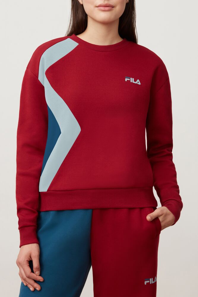 Fila Kazuno Sweatshirt Bred/Tour/Ddiv | ZHPC53912