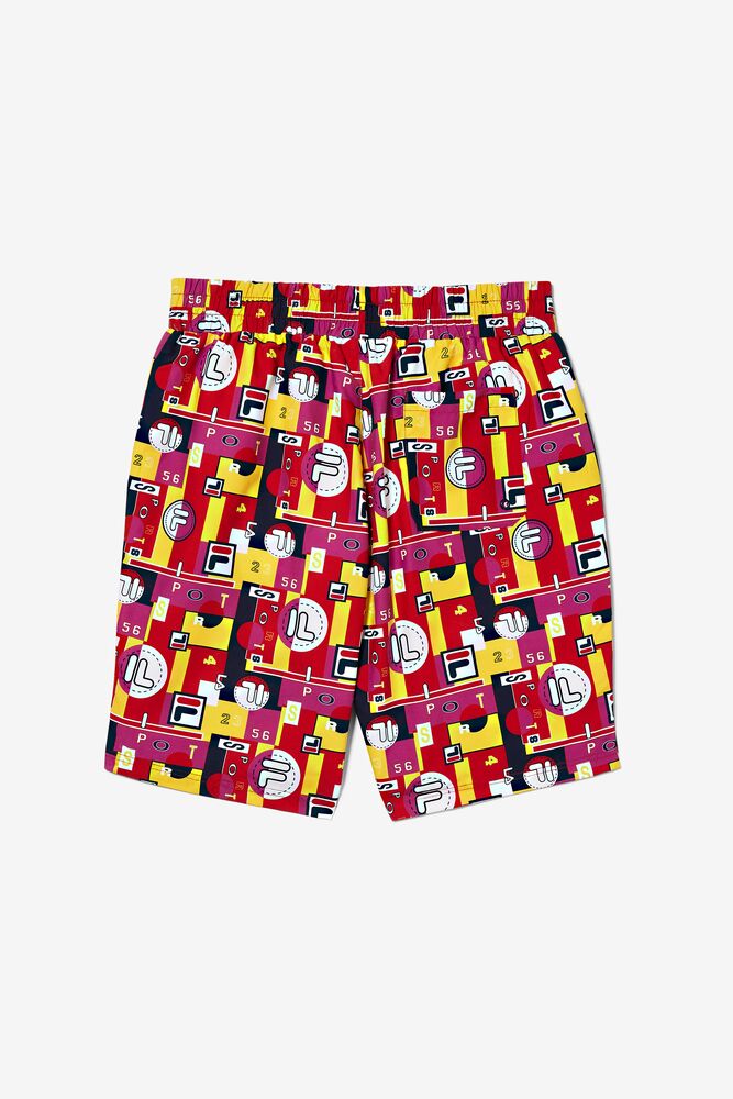 Fila Keme Printed Swim Short Negras | IFYD09563