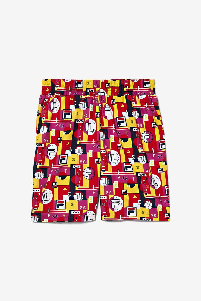 Fila Keme Printed Swim Short Negras | IFYD09563