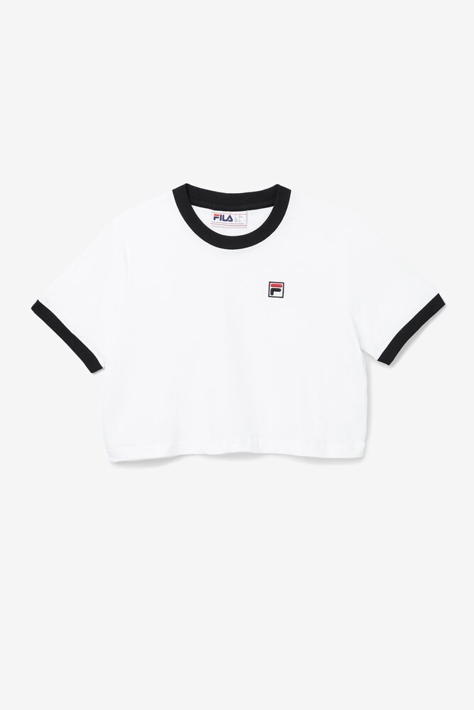 Fila Khaleesi Tee Blancas Negras | QRUJ30729