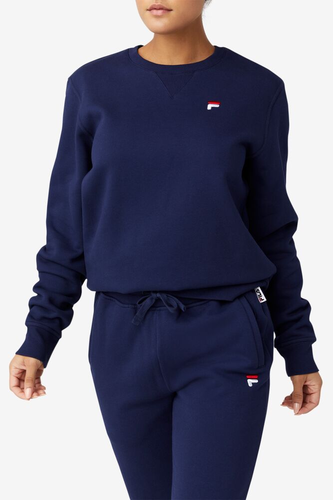 Fila Kieve Sweatshirt 410 Peacoat | DPHR03571