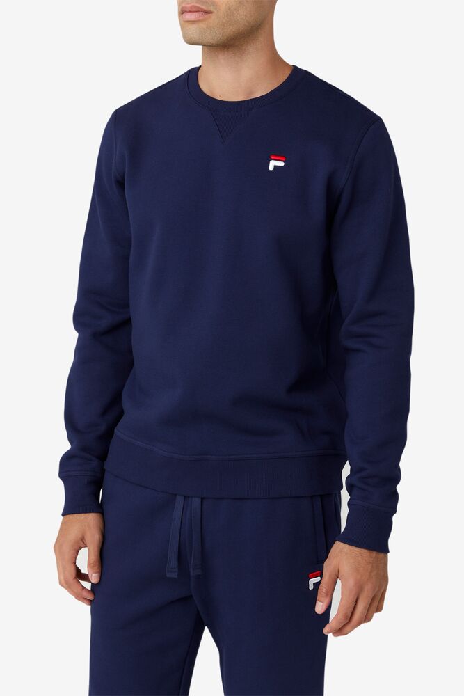 Fila Kieve Sweatshirt 410 Peacoat | GSVD86349