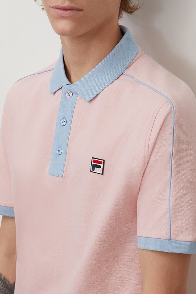 Fila Klein Polo Pkchk/Cblu | OAPT73415