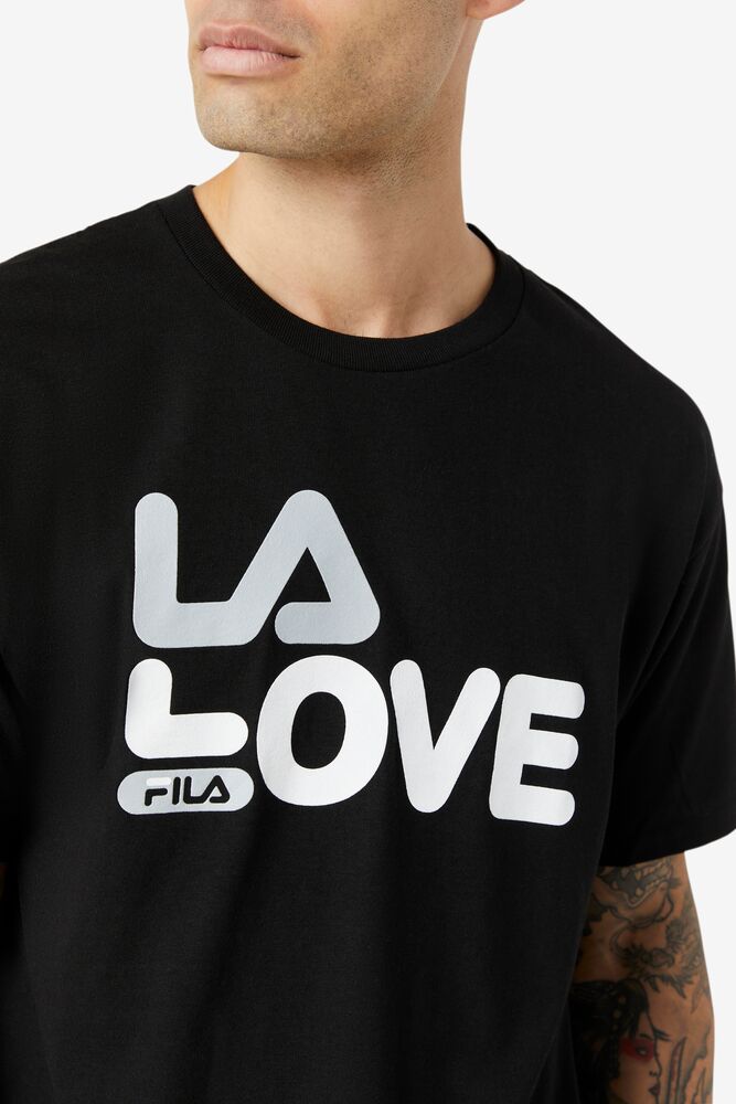 Fila La Love Tee Negras | ZNRI71628