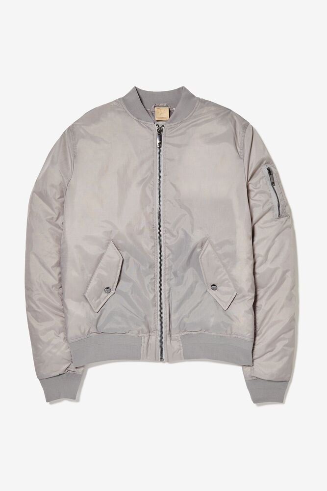 Fila Lau Bomber Jacket 289 Ash | PVKL93250