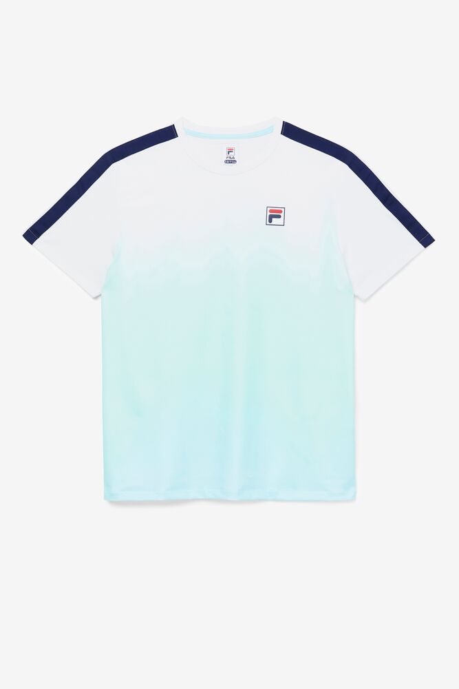 Fila Legends Ombre Crew Blancas Azul Marino | CWVR61893