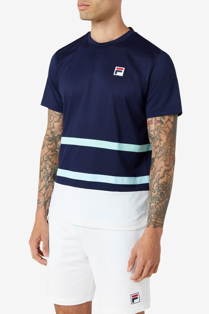 Fila Legends Rally Crew Azul Marino Blancas | GCSD46931