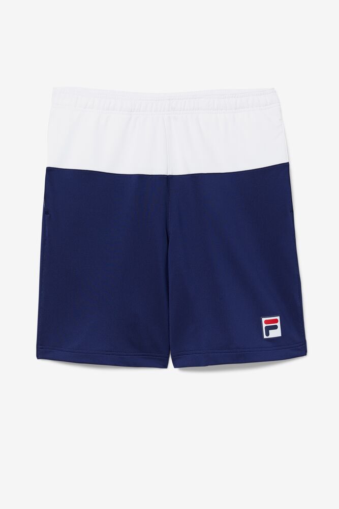 Fila Legends Short Azul Marino Blancas | ZENF93850