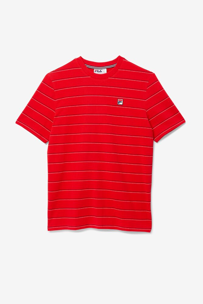 Fila Leon Tee Rojas Blancas | EKOV60872