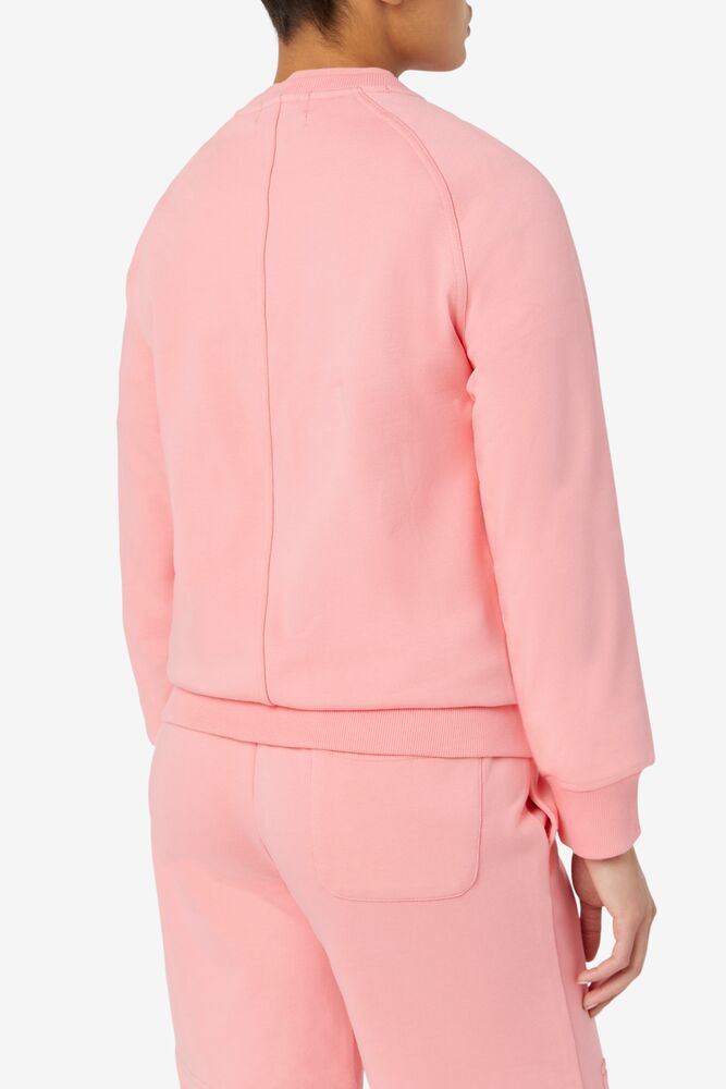 Fila Logan Crewneck 681 Strawberry Ice | CISX45710