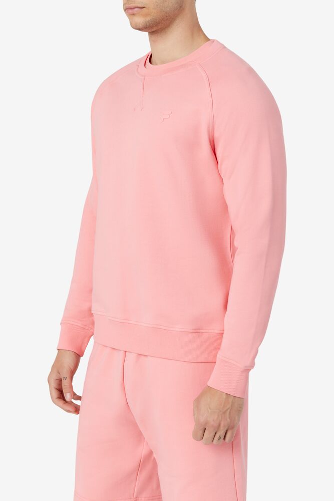 Fila Logan Crewneck 681 Strawberry Ice | EXNB73052