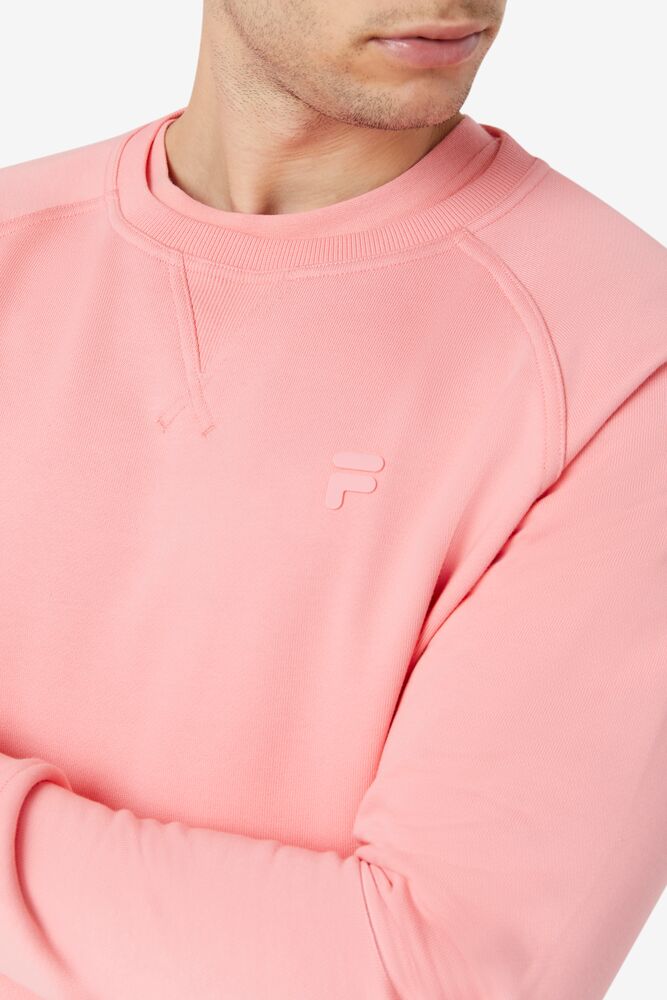 Fila Logan Crewneck 681 Strawberry Ice | EXNB73052