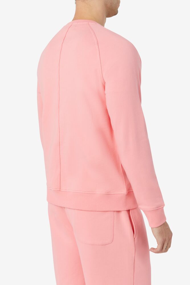 Fila Logan Crewneck 681 Strawberry Ice | ERFQ53801