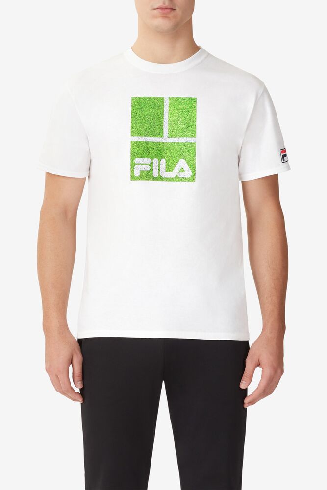 Fila London Tee Blancas | JYKW79634