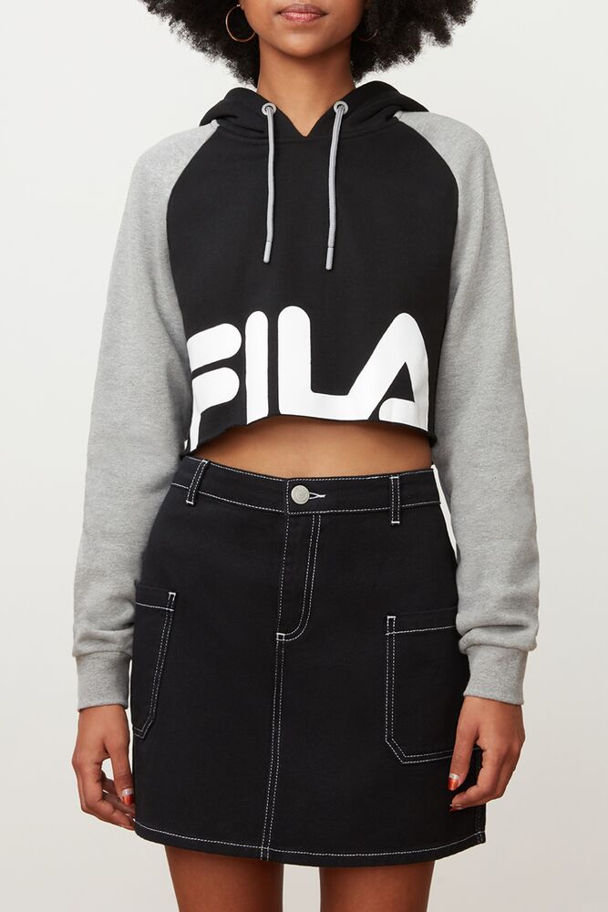 Fila Luciana Hoody Blk/Lgrym/Wht | SYOI68932