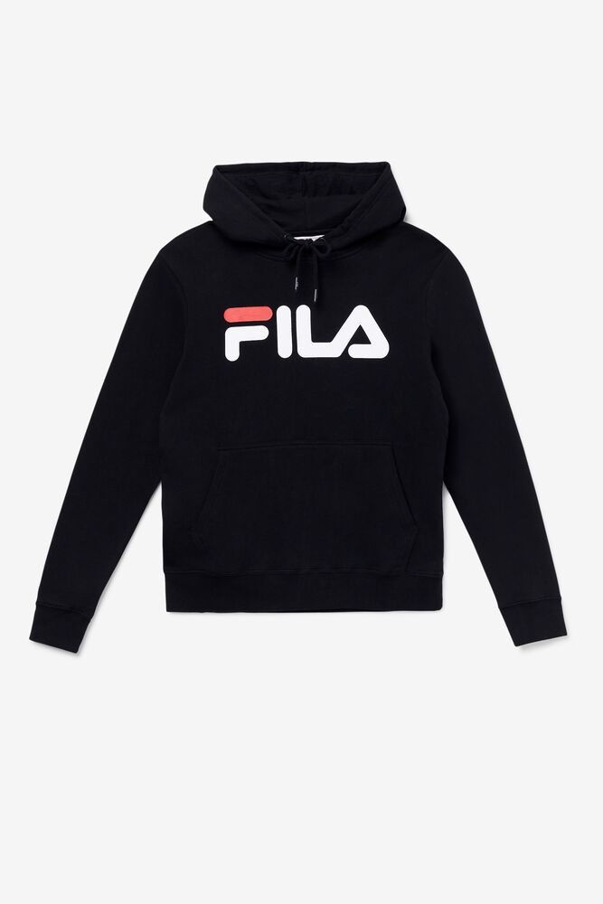 Fila Lucy Hoodie Negras Blancas | JGAP18350