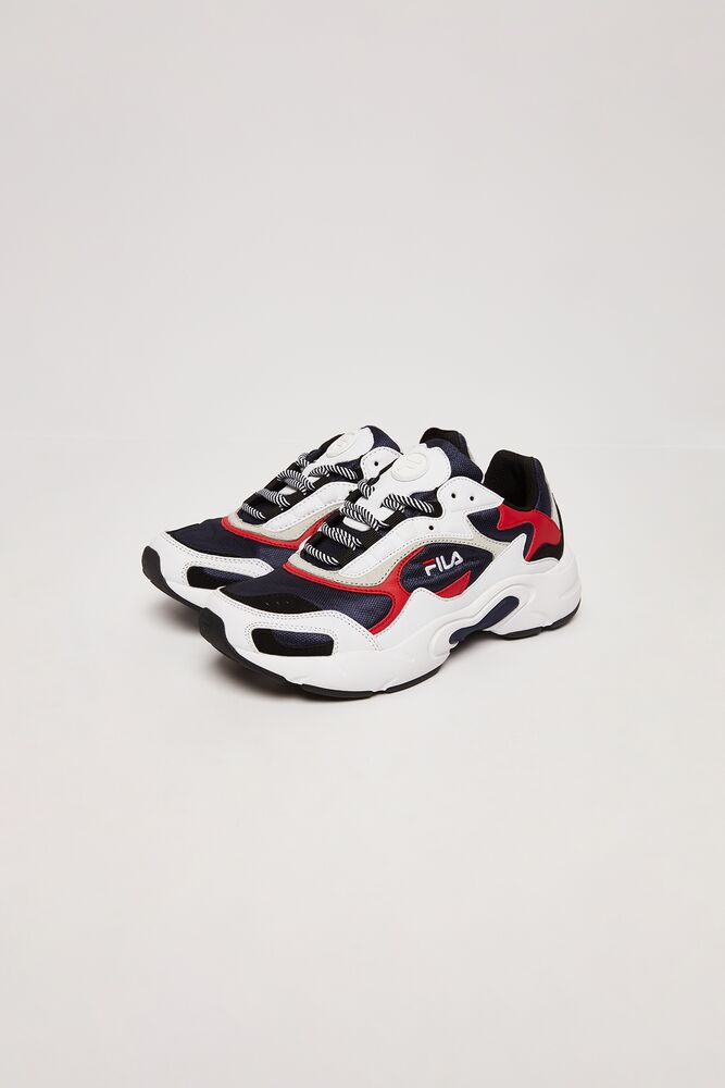 Fila Luminance Tennis Shoes Fnvy/Fred/Wht | SNLA54028