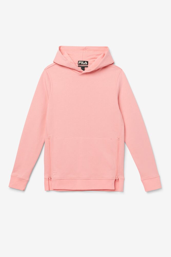 Fila Maddox Pullover Hoodie 681 Strawberry Ice | ZNFB82679