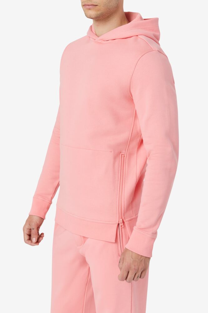 Fila Maddox Pullover Hoodie 681 Strawberry Ice | SOWD86043