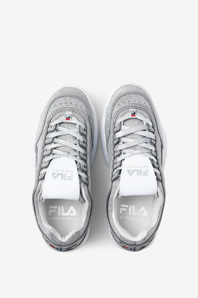 Fila Made In Italy Disruptor 2 Sneakers Msil/Msil/Wht | VXDO81567