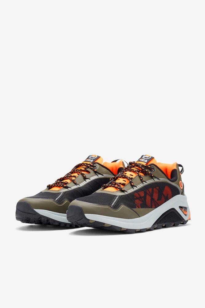 Fila Marauder Storm Tennis Shoes Negras Naranjas | AFUG32167