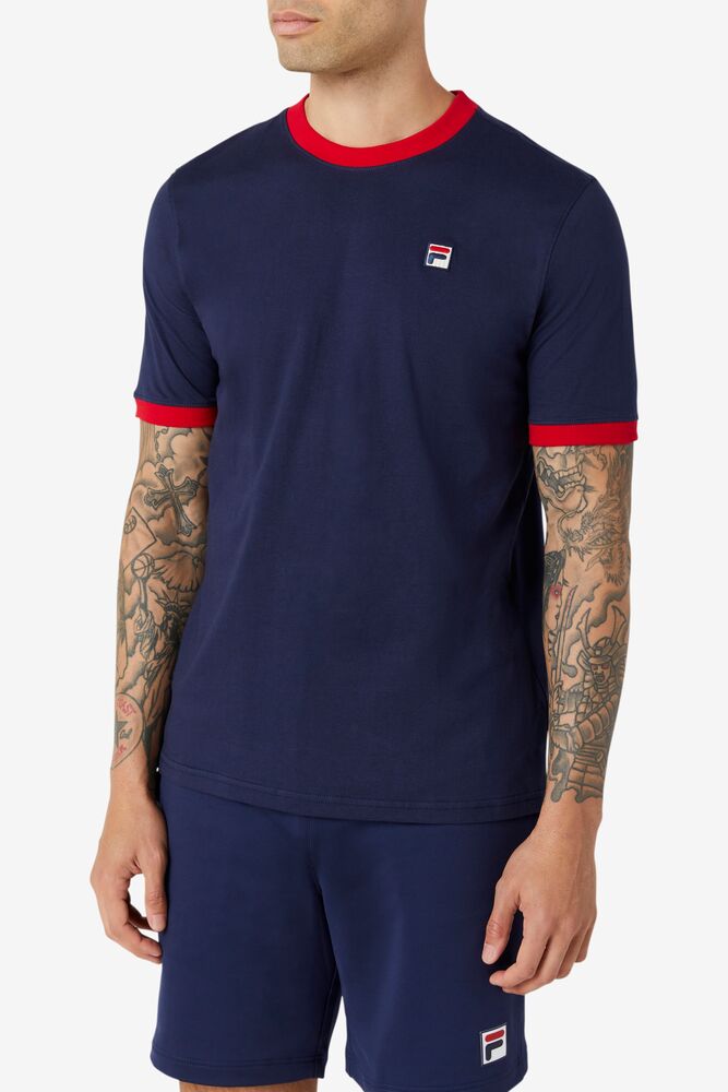 Fila Marconi Ringer Tee Rojas | ELWN43801