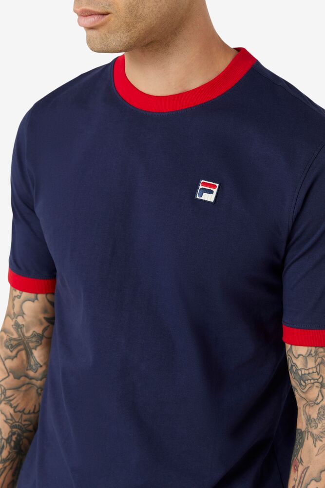 Fila Marconi Ringer Tee Rojas | QVHF10739