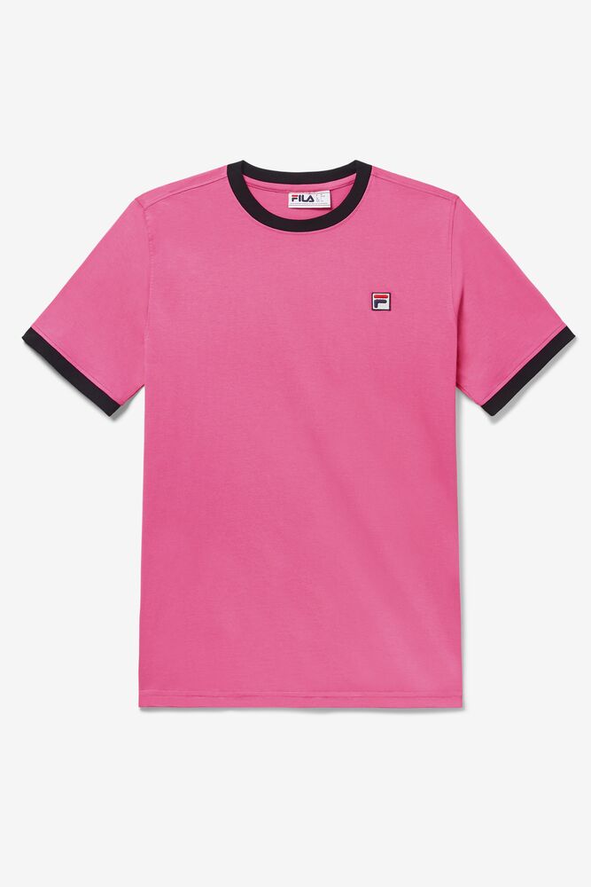 Fila Marconi Ringer Tee Rosas | KOAD83471