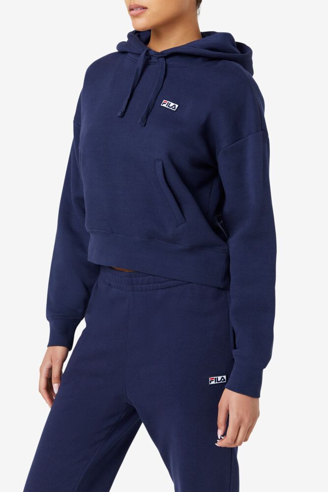 Fila Marina Hoodie 410 Peacoat | UMLA46032