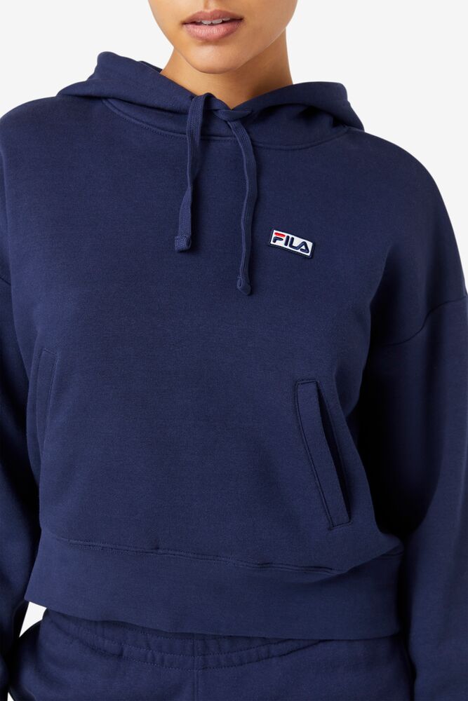 Fila Marina Hoodie 410 Peacoat | UMLA46032