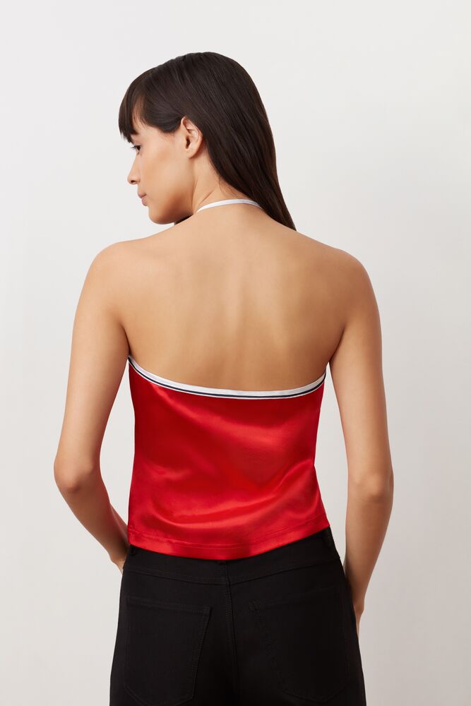 Fila Marisol Halter Tank Cred/Wht/Peac | QSCR49073