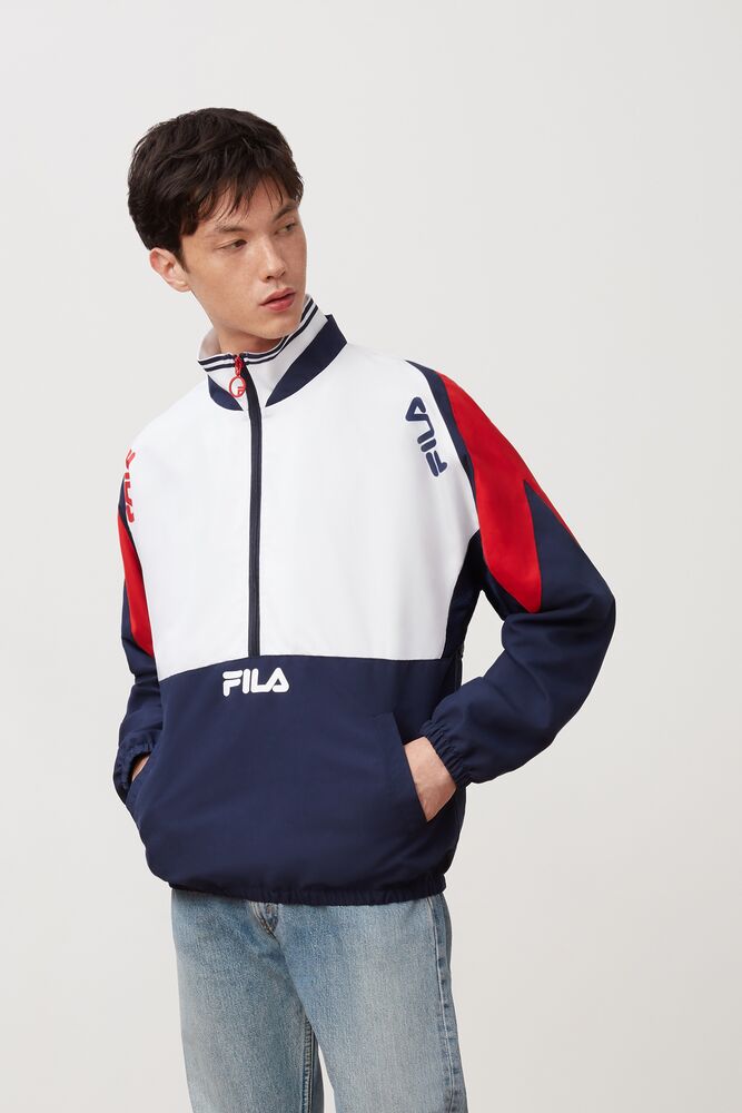 Fila Marty Windjacket Peac/Wht/Cred | VAJI49650